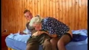 Busty German Granny fucks young Guy