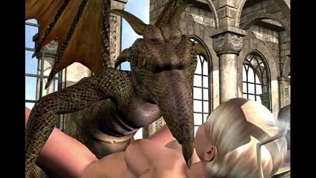 3D Animation&colon; Fairy and Gargoyle