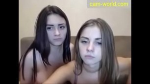 Two Russian Teens Kissing - www&period;cam-world&period;com
