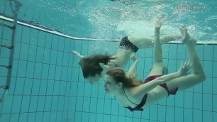 Nastya and Libuse super hottest babes underwater