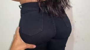 A Nice Big Hot Ass, she Likes to Wear Pants and make me Horny when she Rolls