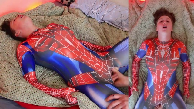Stepdaughter Cums all over her new Costume